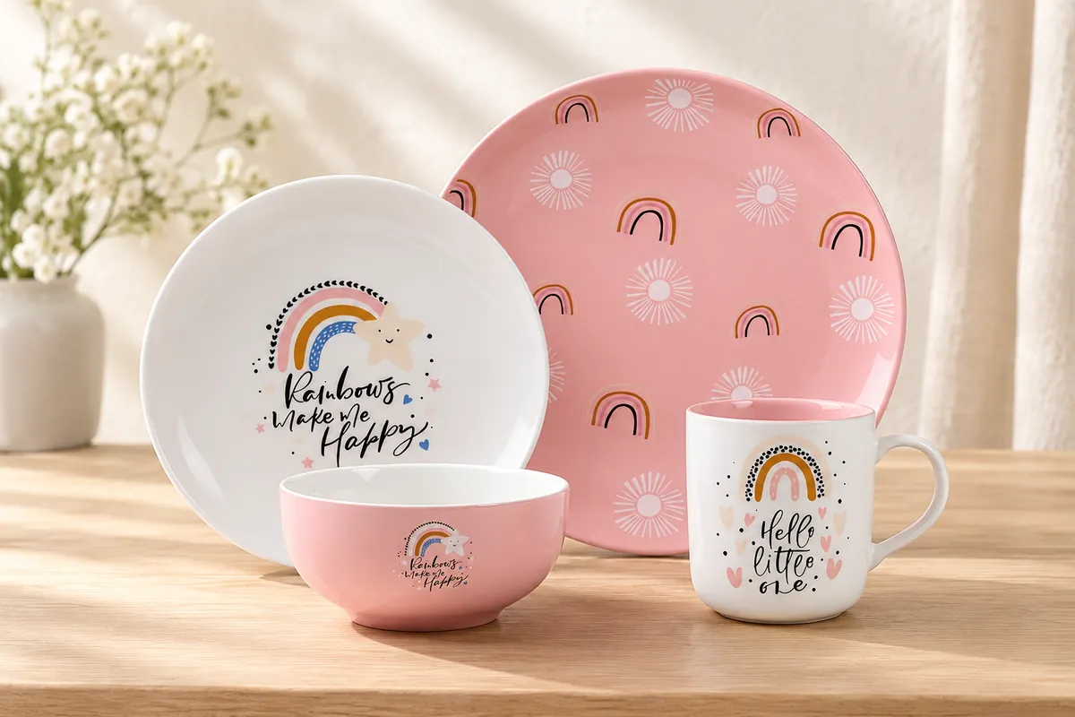 Pink love & rainbow — AI styled scene