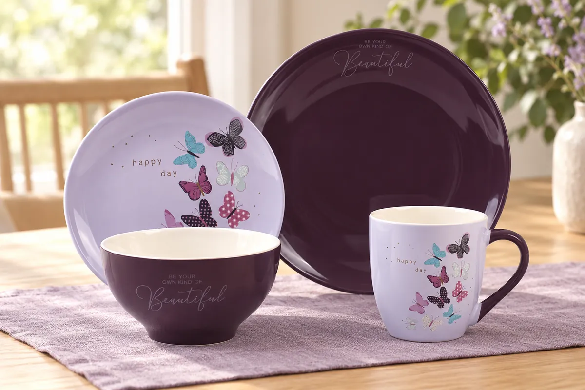 Violet vibes — AI styled scene
