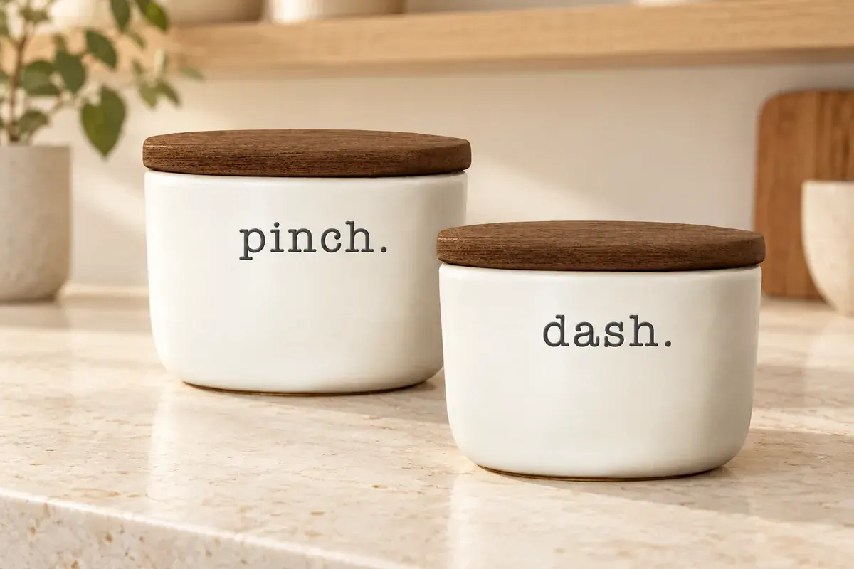 Pantry canister duo